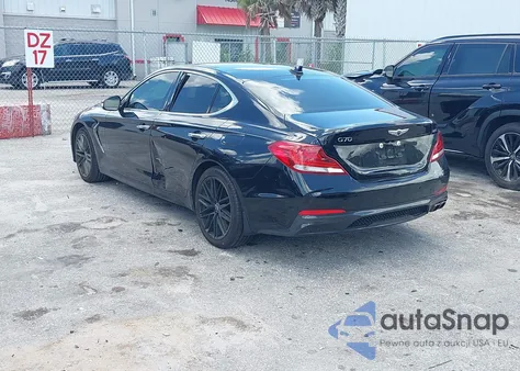 2020 Genesis G70 2.0T Rwd из США, поврежденный, VIN KMTG34LA9LU063789